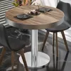 BN | Bistrotisch | Ø:H 70 x 72 cm | Edelstahl Rand | Produktbild-Vorschau 1