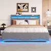 Flieks letto imbottito idraulico 140x200cm con USB e Anteprima dell’immagine prodotto 4