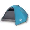 vidaXL Tente de camping dôme 4 personnes bleue étanche à Voir les images du produit 1