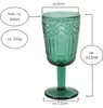 Weinglas - Wasserglas Roma 300ml - grün/rosa sortiert - 6 Produktbild-Vorschau 2