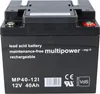 Multipower Blei-Akku MP40-12 Pb 12V 40Ah M6  Produktbild-Vorschau 2