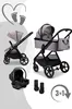 Moon Aura Set mit Cosmo 2.0 3in1 Kinderwagenset Produktbild-Vorschau