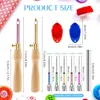 10 Stück Punch Needle Set, Stanznadel-Set Einstellbare Produktbild-Vorschau 2