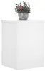 vidaXL Support pour plantes 2 pcs. Blanc 20x20x30 cm Bois Voir les images du produit 5