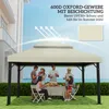 Pavillon Ersatzdach 3x4 m, Ersatzplane zweistufig, 370g Produktbild-Vorschau 5