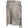 PAULGOS Herren Trachten Lederhose Kurz - HK6 ANTIK - Echtes Produktbild-Vorschau 2