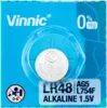 Alkaline Mini-Knopfbatterie Vinnic G5 / LR48 / AG5 Podgląd zdjęcia produktu 1
