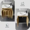 Alpenberger Waschbecken mit Unterschrank 55 cm | Gäste WC Produktbild-Vorschau 4