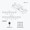 Diagrams and illustrations of a sink with dimensions and accessories. Produktbild-Vorschau
