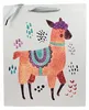 Geschenktüte Lama Alpaka Motiv - Große Papiertüte 26x32cm Produktbild-Vorschau 4