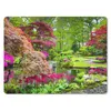 MuchoWow® Mauspad Mousepad Bäume - Blumen - Japanisch - Produktbild-Vorschau 1