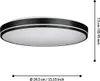 Eglo LED Deckenleuchte Orotava schwarz Ø 39,5 cm Produktbild-Vorschau 2