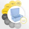 Creative Deco Blau Große Holzkiste Aufbewahrungsbox  |  30 Produktbild-Vorschau 6