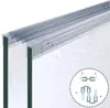 Joint de douche Joint pour cabine de douche DK12 (4mm - Voir les images du produit 1