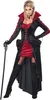A woman dressed in a vampire costume holding a cane. Anteprima dell’immagine prodotto