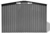 vidaXL Gartenschuppen Grau Metall 257 x 205 x 178 cm Produktbild-Vorschau 3