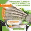 KESSER® Ampelschirm Holly Sonnenschirm Rechteckig mit und Produktbild-Vorschau 5