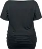 RED by EMP Damen schwarzes lockeres Basic T-Shirt lässig Produktbild-Vorschau 8