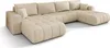 CORNERO Ecksofa LARA U-Form PREMIUM mit Schlaffunktion und Produktbild-Vorschau 2