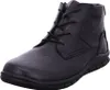 A black leather boot is shown against a white background. Produktbild-Vorschau