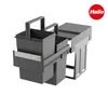 Hailo Mülleimer Küche Einbau ab 40cm Schrank 2x 13 L Produktbild-Vorschau 10