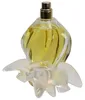 Eleganter Glasflakon mit goldener Pumpe und spiralförmigem Design, der Tauben-förmige Verschluss aus mattiertem Glas liegt dekorativ davor. Produktbild-Vorschau