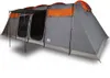 vidaXL Tente familiale tunnel 10 personnes grise et orange Voir les images du produit 4