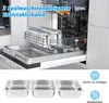 Elektrischer Speisenwärmer, 3 Tabletts, 9 l, 450 W, Produktbild-Vorschau 5