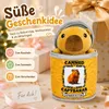 Capybara Kuscheltier in Dose, Plüschtier sortiert, ca. 19 Produktbild-Vorschau 7