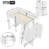 Flieks Etagenbett 90x200cm mit Kleiderschrank, Hochbett mit Produktbild-Vorschau 7