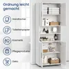Kúpeľňová skrinka Vysoká skrinka Kúpeľňová skrinka so 6 Náhľad obrázku produktu 3
