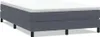 vidaXL Boxspringbett ohne Matratze Dunkelgrau 160x220 cm Produktbild-Vorschau 1