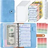 Binder Notizbuch, A6 Binder Budgetplaner,Kunstleder Produktbild-Vorschau 1