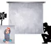 Achtergrond, microvezel, 2x2 meter, abstract, lichtgrijs, Productafbeelding-voorbeeld 1
