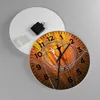 Wanduhr - Rund - Glasuhr - Leute Tanz Linien Tapeten - Produktbild-Vorschau 2
