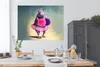 MuchoWow® Poster Nilpferd - Blumen - Ballerina - Pompons - Produktbild-Vorschau 3