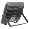 The back of a gray LED floodlight with a mounting bracket, shown against a light gray background. Náhled obrázku produktu