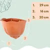 4er Set Blumentopf Wand Blumentopf Wandmontage Produktbild-Vorschau 2