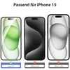 2X Schutzglas (Display + Kamera) für iPhone 15 Panzerfolie Produktbild-Vorschau 2