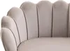 2-Sitzer-Sofa aus braunem und grauem Velours - DANDELION by Produktbild-Vorschau 4