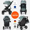 Wózek dziecięcy Daliya® RAPIDY (zielono-srebrny) Podgląd zdjęcia produktu 2