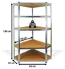 Metall-Eckregal – Regaleinheit – 5 Böden – Max. 175 kg pro Produktbild-Vorschau 2