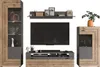 Standschrank Kommode Freno | grau matt /  Nox Oak | ohne Produktbild-Vorschau 12
