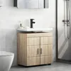 vidaXL Badezimmerschrank-Set TULUM Sonoma-Eiche 60 x 34 x Produktbild-Vorschau 4
