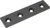 Verbinderplatte 40x160, Stahl, schwarz Produktbild-Vorschau 1