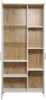 trendteam Wohnen Vitrine Shade Andersen Pine weiß 95 x 194 Produktbild-Vorschau 2