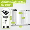 BOMI® Barrière de sécurité bébé 63–251 cm sans perçage – À Voir les images du produit 2
