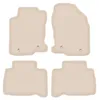 DURBAN Beige Velours-Fußmatten-Set für Lexus NX 200T Produktbild-Vorschau 1