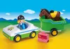 PLAYMOBIL 1.2.3. 70181 Voiture avec remorque pour chevaux Voir les images du produit 11