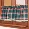 Okenní závěsy zelené boho okenní závěsy Vánoční neprůhledné Náhled obrázku produktu 8